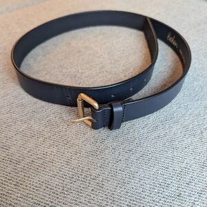 Boden Navy Leather Belt